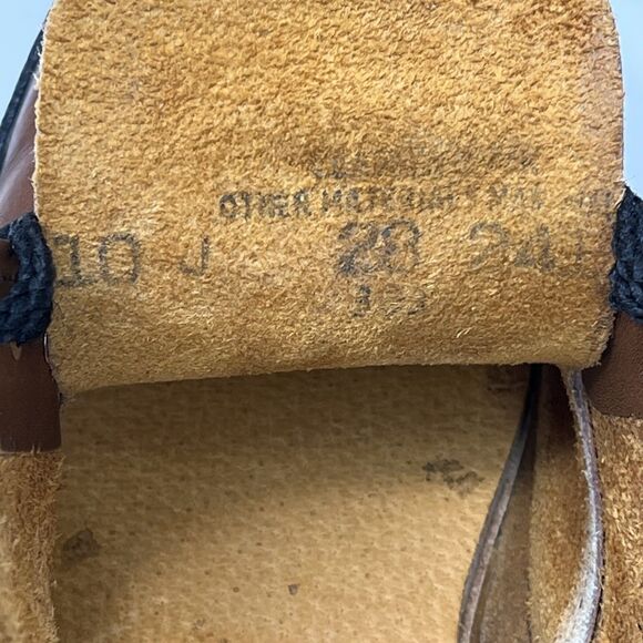 Original Bates Floaters Brown Leather Lace Up Ankle Chukka Boots Men’s Size 10 - Picture 13 of 14